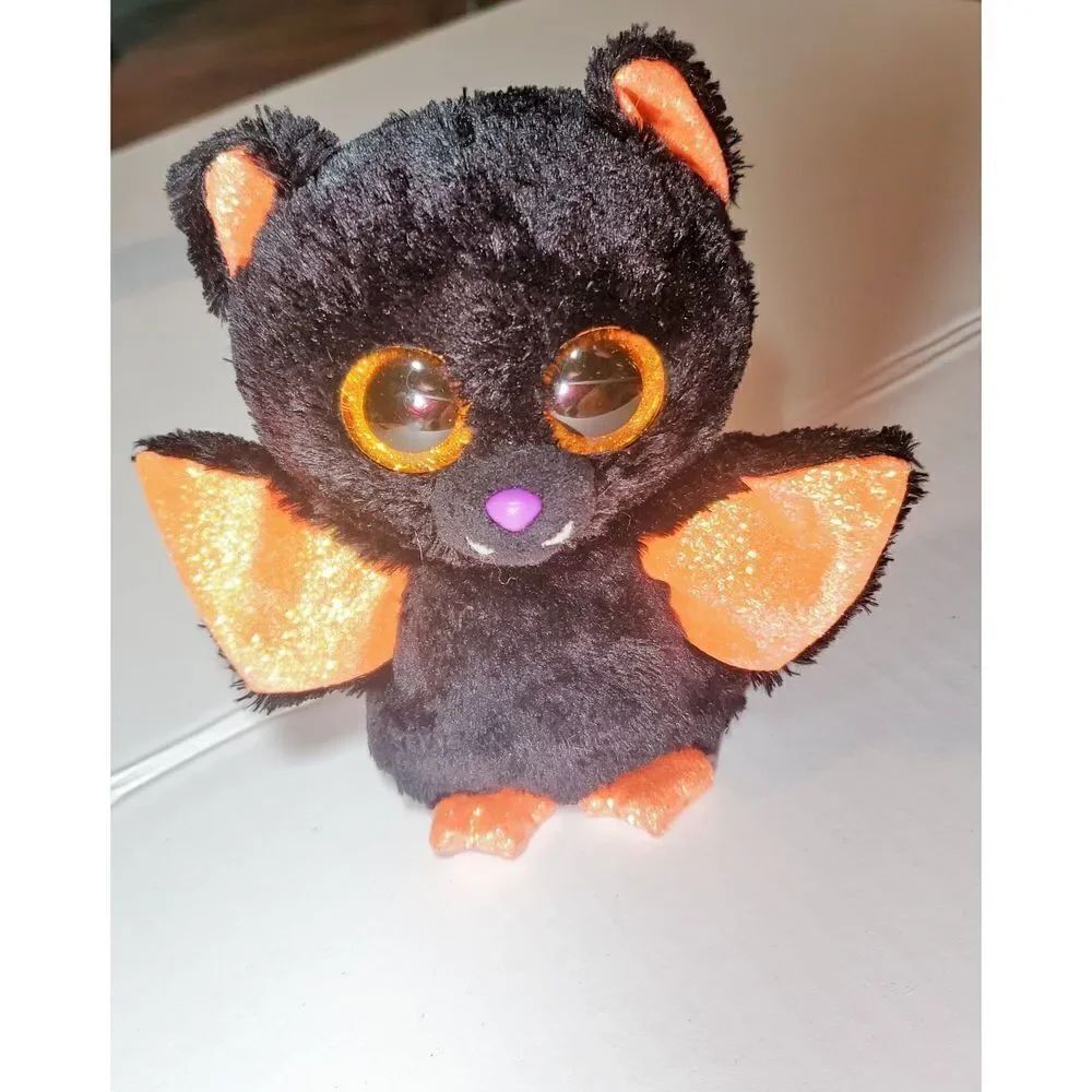 Ty Beanie Boos - ECHO the Halloween Black Bat (6 Inch). B03